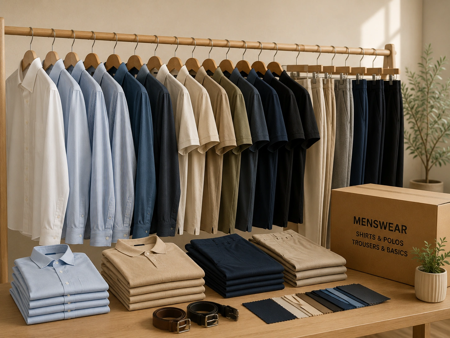 Menswear apparel sourcing