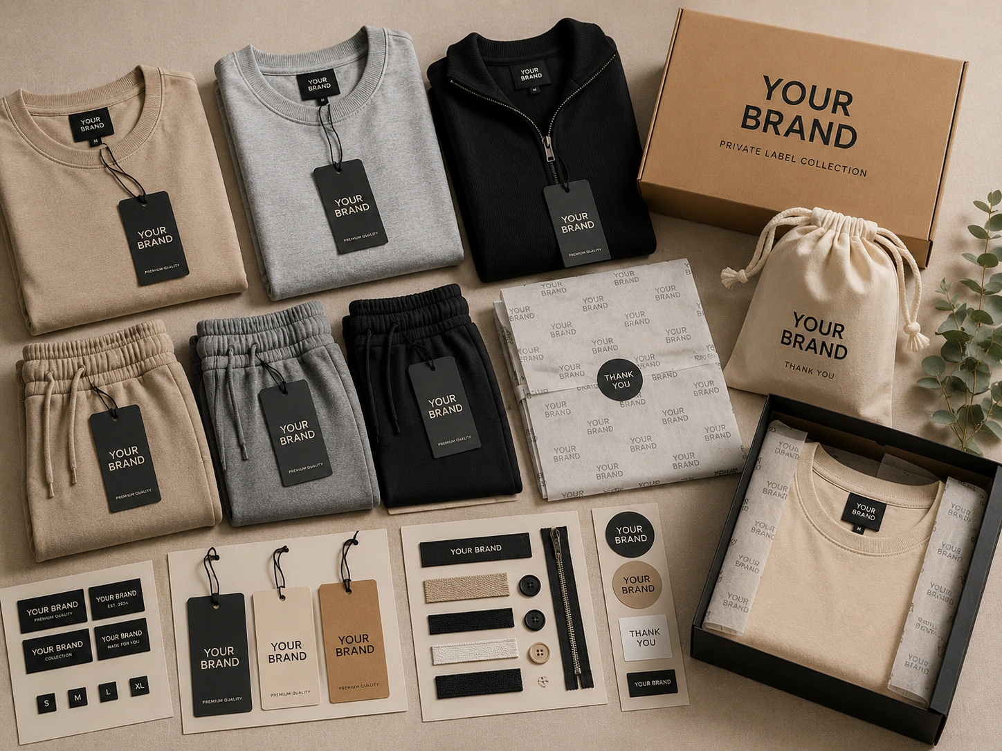 Private label apparel collections