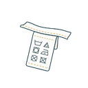 Printed labels icon