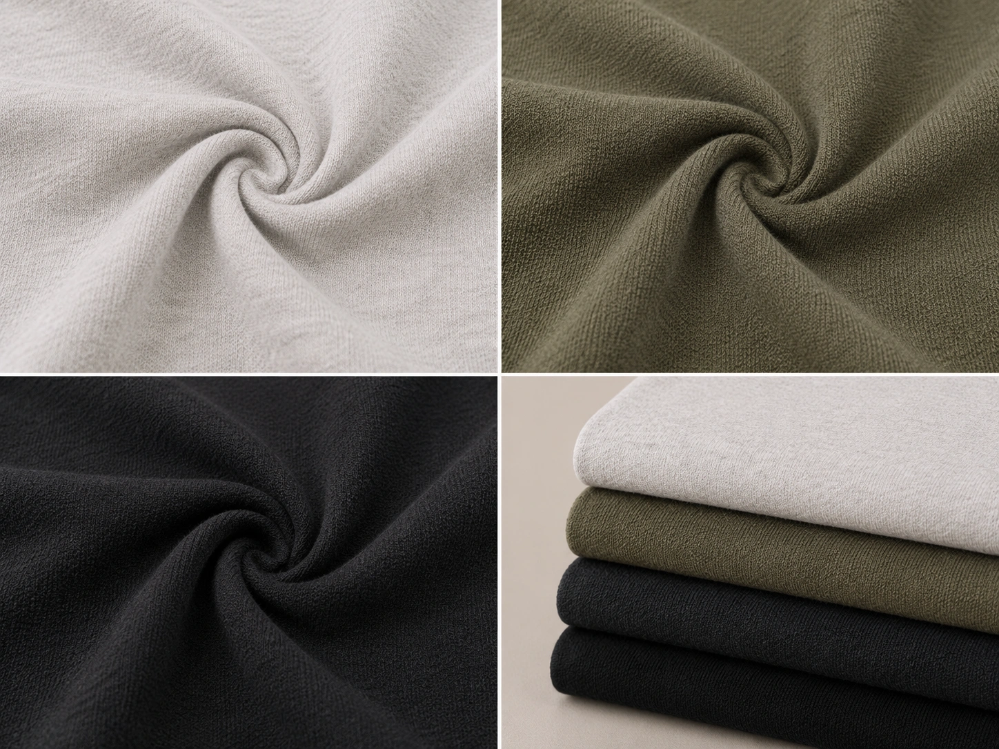 French terry fabric texture