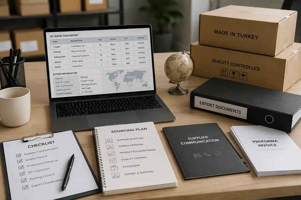 Managed apparel sourcing support